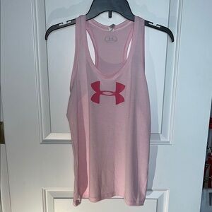 Under Armour Pink Sleeveless Tank Top with Racerback
